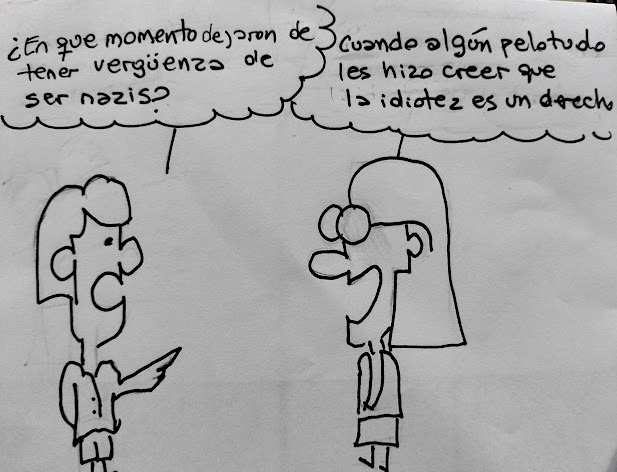 Caricatura Fascismo